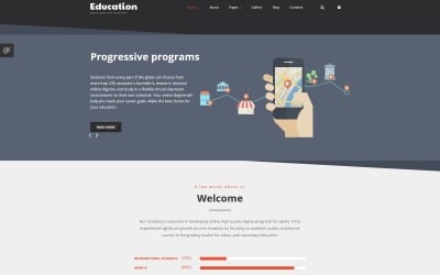 Šablona Joomla pro vzdělávání