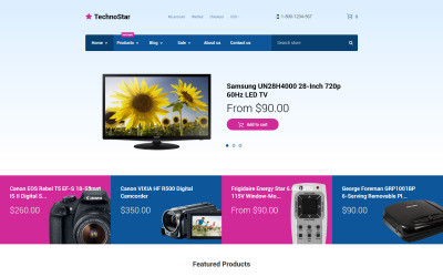 TechnoStar - Tema Shopify reattivo per negozio di elettronica