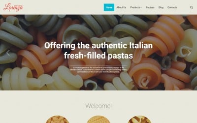 Thème WordPress réactif pour les restaurants italiens