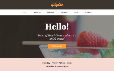 WordPress-tema för Giglio