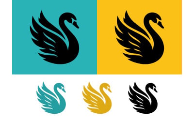 De zwarte zwaan is een symbool van elegantie en reizen.