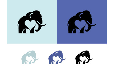 Logo Mammoth sur fond bleu clair.