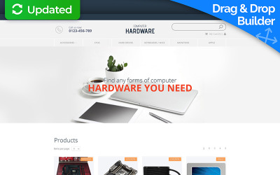 Computer Store MotoCMS Ecommerce Template