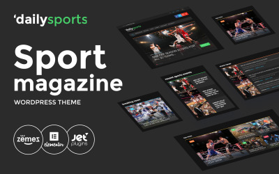DailySports - Spor Dergisi WordPress Teması