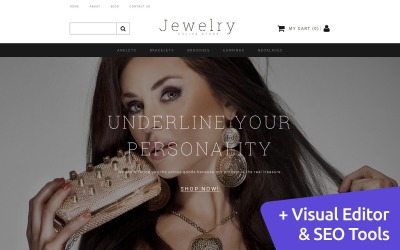 Juweliergeschäft MotoCMS E-Commerce-Vorlage