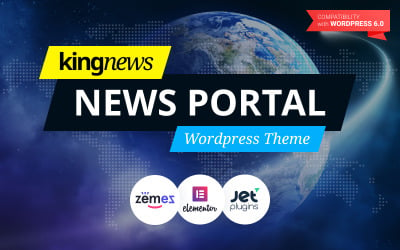 KingNews - Tema WordPress de Portal de Notícias e Revista