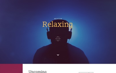 Landing Page Template namens "Relaxing" #58448