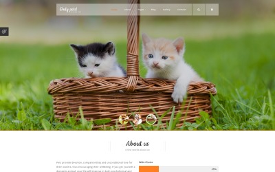 Responsywny szablon Joomla Animals Pets #58479