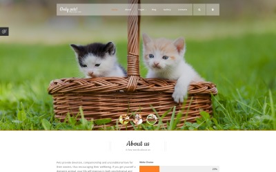 Responsywny szablon Joomla Animals Pets Joomla Template #58479