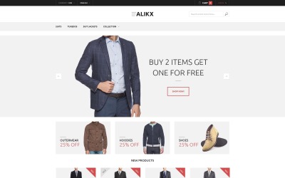 Responzivní Magento motiv "ALIKX" #58442