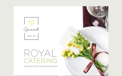 Reszponzív Gourmet Landing Page Template Nyítóoldal sablon 58458