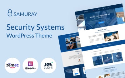 Samuray - Tema de WordPress de seguridad basado en Elementor