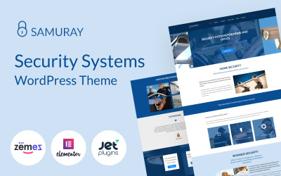 Samuray — тема WordPress для сайтов охранных агентств и служб безопасности.