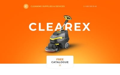 Clearex Landing Page Template