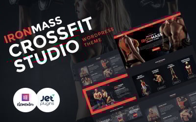 IronMass - téma WordPress pro fitness a kulturistiku v tělocvičně
