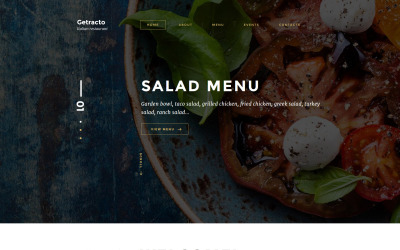 Modèle de site Web réactif pour restaurant italien