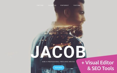 "Photographer Portfolio" Responsive Moto CMS 3 Template №58543