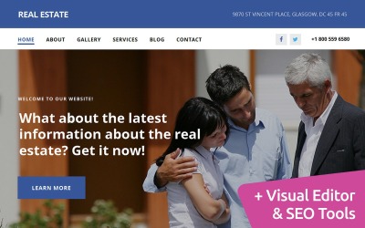 Responsywny szablon Moto CMS 3 Property Management #58546