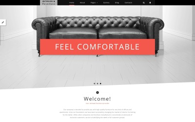 Reszponzív Interior and Furniture Joomla sablon 58598