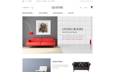 Reszponzív Quistre Magento Theme Magento sablon 58511