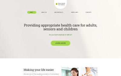 WordPress téma Domácí zdravotní péče