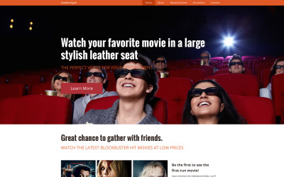 "Cinematique" modèle web adaptatif #58629