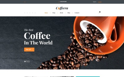Coffeeshop WooCommerce-thema