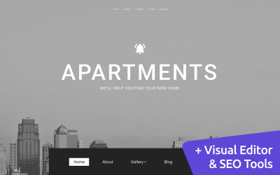 Commercial Real Estate Moto CMS 3 Template Templates Moto CMS 3 №58612