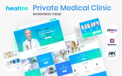 Healtro - Tema WordPress para Clínicas Médicas e de Saúde Privada