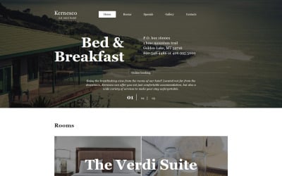 Hotel &amp; Room Booking Website Template