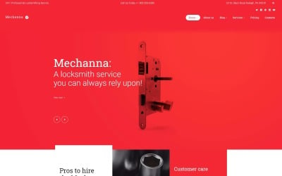 Mechanna - Locksmith WordPress Theme