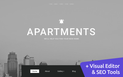Responsywny szablon Moto CMS 3 Commercial Real Estate #58612