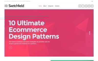 Tema de WordPress de Sketchfield