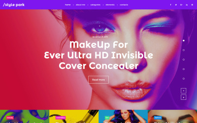 Plantilla Web "Style Park" #58736