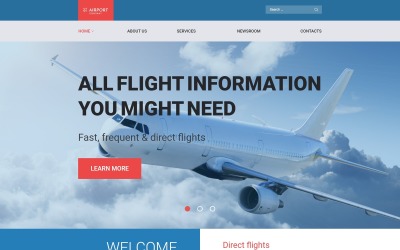 Responzivní WordPress motiv "Airfares" #58778