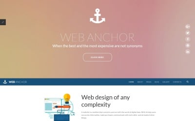 Шаблон Web Anchor Joomla