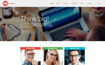 SM Consulting Co Website Template