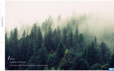 Szablon strony responsywnej dla fotografii