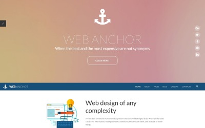 Web Anchor Joomla sablon