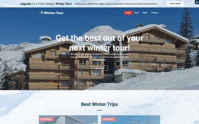 Wintertour - Reisbureau Gratis creatieve Joomla-sjabloon