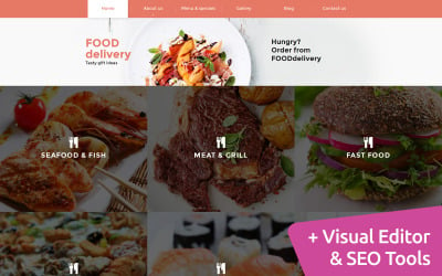 Catering Moto CMS 3 Template