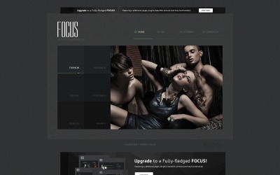 Focus - Fotograafportfolio Gratis stijlvolle Joomla-sjabloon
