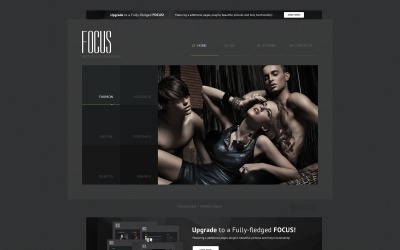Focus - Portfolio fotografo Modello Joomla elegante gratuito