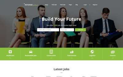 Intense для сайта о поиске работы №58884