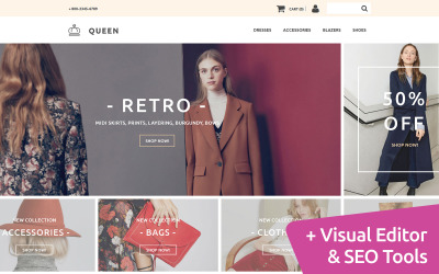Responsivt Fashion Store MotoCMS Ecommerce Template MotoCMS Ecommerce-mall #58817