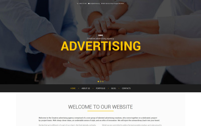 Responsywny szablon Drupal Advertising Drupal Template #58811