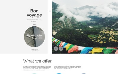 WordPress тема Bon Voyage