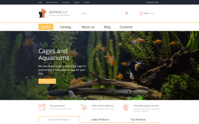 "Animally" VirtueMart Template №58942
