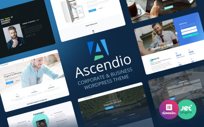 Ascendio - Šablona WordPressu pro firmy a firmy