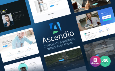 Ascendio - WordPress-Theme für Unternehmen und Unternehmen